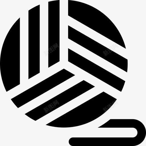 纱线宠物37填充图标svg_新图网 https://ixintu.com 填充 宠物 纱线