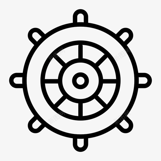 海滩舵手假日图标svg_新图网 https://ixintu.com 假日 夏天 操纵 操舵 方向盘 海滩 舵手
