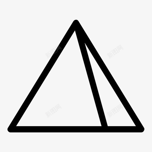 金字塔埃及吉萨图标svg_新图网 https://ixintu.com 吉萨 地标 埃及 纪念碑 金字塔