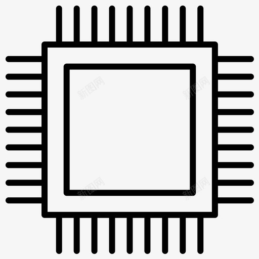 处理器计算机技术加粗线集50图标svg_新图网 https://ixintu.com 加粗 处理器 技术 粗线 计算机