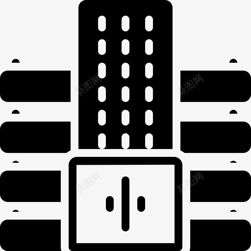 公司公寓建筑图标svg_新图网 https://ixintu.com 住宅 公司 公寓 建筑 部门