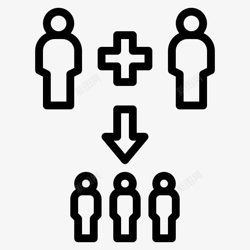 出生家庭继承人图标svg_新图网 https://ixintu.com 人口 出生 家庭 继承人 转世 过剩
