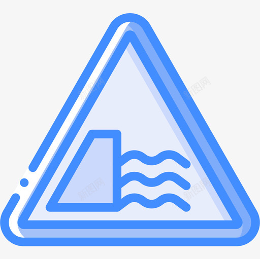 Dock英国路标4蓝色图标svg_新图网 https://ixintu.com Dock 英国 蓝色 路标