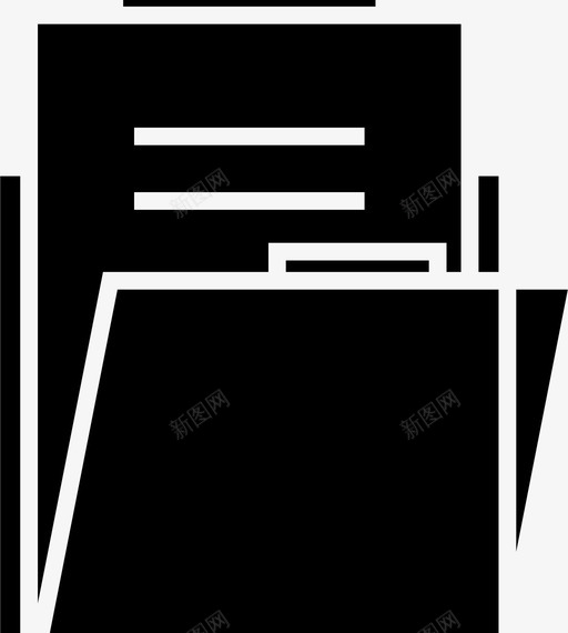 打开文件夹文档文件图标svg_新图网 https://ixintu.com 打开文件夹 文件 文档