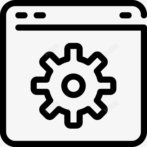 网页开发浏览器流程图标svg_新图网 https://ixintu.com 优化 商业 开发 搜索引擎 流程 浏览器 网站 网页