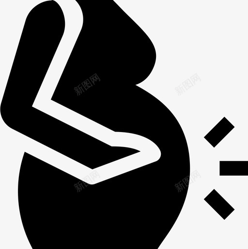 怀孕了女权主义5饱了图标svg_新图网 https://ixintu.com 女权主义5 怀孕了 饱了