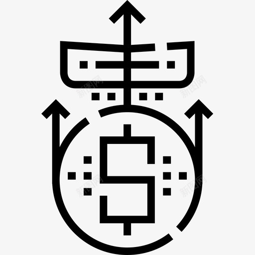 投资投资53线性图标svg_新图网 https://ixintu.com 投资 线性