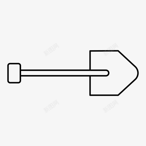 铲建造修理图标svg_新图网 https://ixintu.com 修理 工具 建造 车间