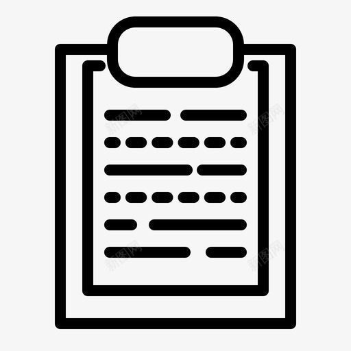 报告剪贴板文件图标svg_新图网 https://ixintu.com 优化 剪贴板 办公室 报告 搜索引擎 文件 纸张
