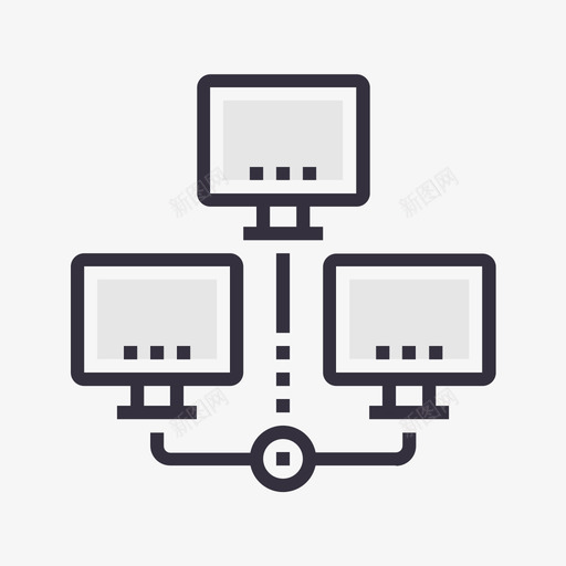 分布式数据库 distributed databasesvg_新图网 https://ixintu.com 分布式数据库 distributed database 组织和管理图标 线性 扁平 手绘 多色 简约 精美