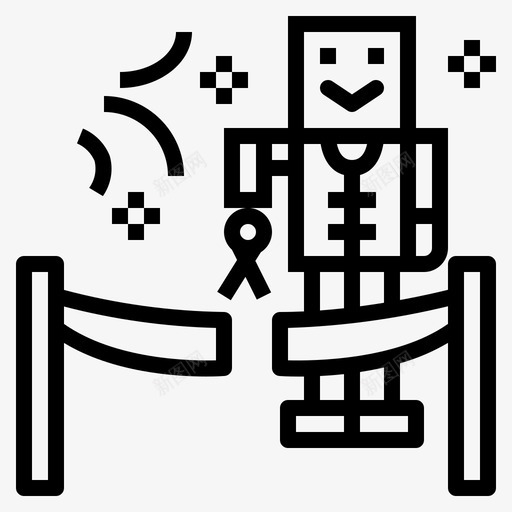 就职典礼车展直线图标svg_新图网 https://ixintu.com 典礼 就职 直线 车展