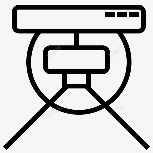 安装天花板摄像头闭路电视图标svg_新图网 https://ixintu.com 天花板 安保 安装 家庭 摄像头 概述 系统 闭路电视