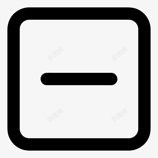减号按钮减少图标svg_新图网 https://ixintu.com 减号 减少 删除 按钮 电子商务