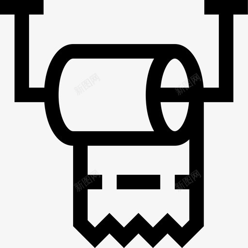 卫生纸零售24线性图标svg_新图网 https://ixintu.com 卫生纸 线性 零售