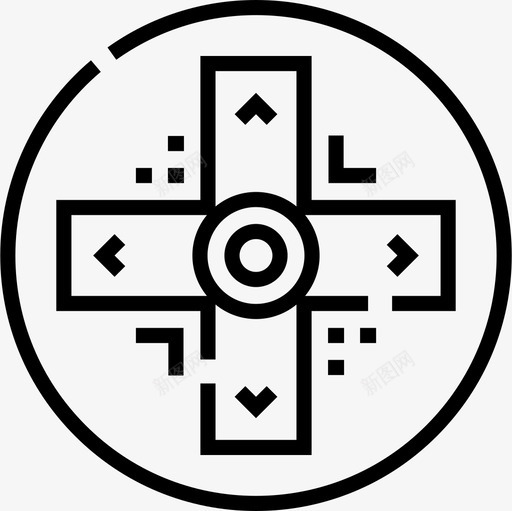 控制游戏72线性图标svg_新图网 https://ixintu.com 控制 游戏 线性
