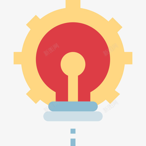 Idea技术64扁平图标svg_新图网 https://ixintu.com Idea 扁平 技术