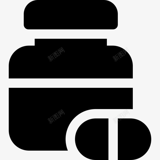 维生素健身房60补充图标svg_新图网 https://ixintu.com 健身房 维生素 补充