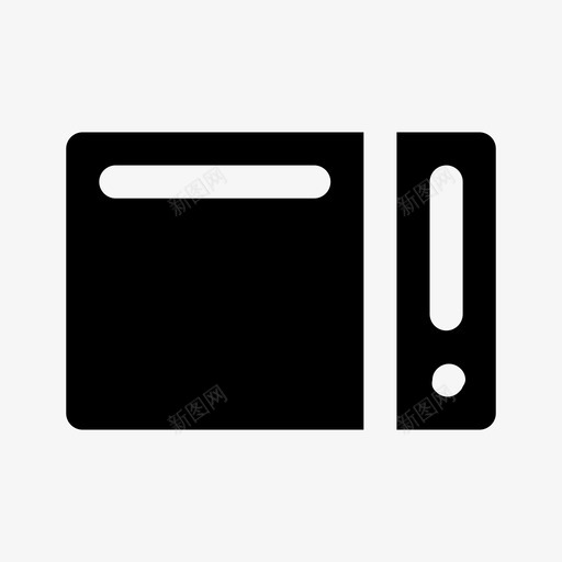 微波炉家用室内图标svg_新图网 https://ixintu.com 厨房 填充 室内 家用 微波炉 房间 现代