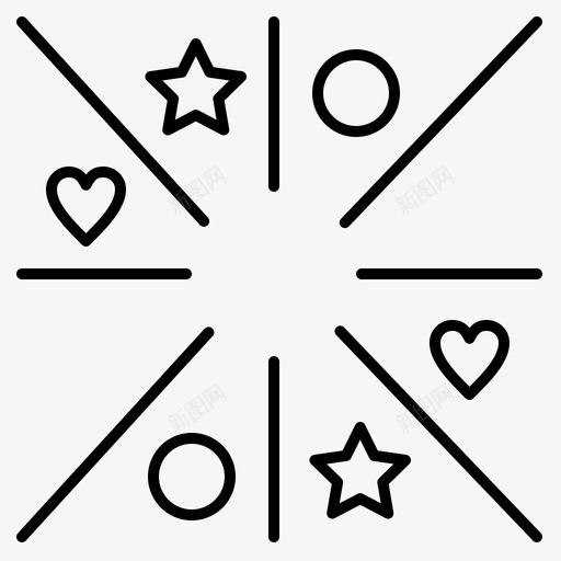 烟火爱情浪漫图标svg_新图网 https://ixintu.com 情人节 浪漫 烟火 爱情 细线 翅膀