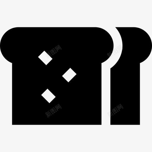 面包早餐26填充图标svg_新图网 https://ixintu.com 填充 早餐26 面包
