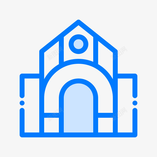 加拿大4号楼蓝色图标svg_新图网 https://ixintu.com 4号楼 加拿大 蓝色
