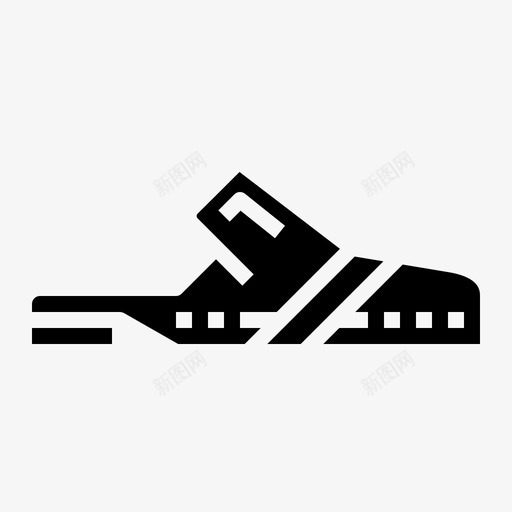 骡子时尚鞋图标svg_新图网 https://ixintu.com 时尚 骡子