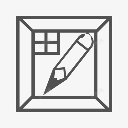 画门窗2svg_新图网 https://ixintu.com 画门窗2 线性 填充