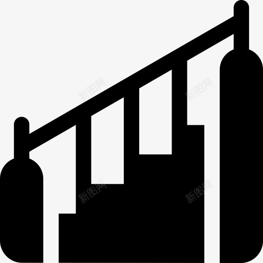 楼梯家装51填充图标svg_新图网 https://ixintu.com 填充 家装 楼梯