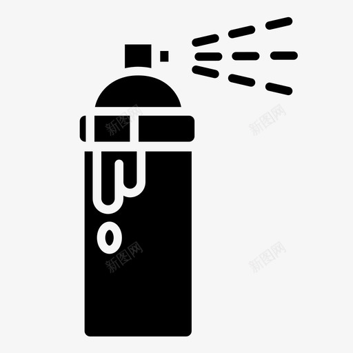 喷漆艺术绘画图标svg_新图网 https://ixintu.com 喷壶 喷漆 工具 绘画 艺术