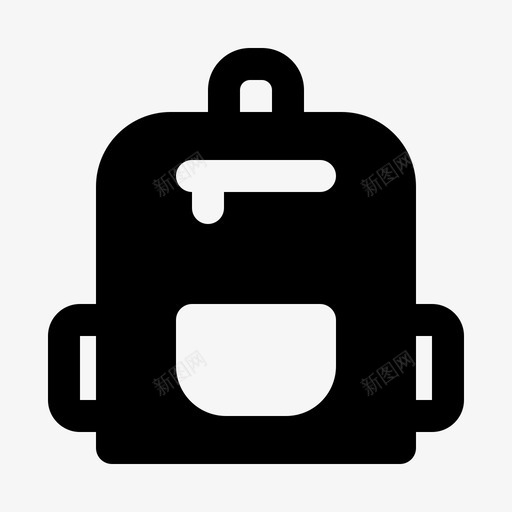 包背包箱子图标svg_新图网 https://ixintu.com 字形 电子商务 箱子 背包 购物