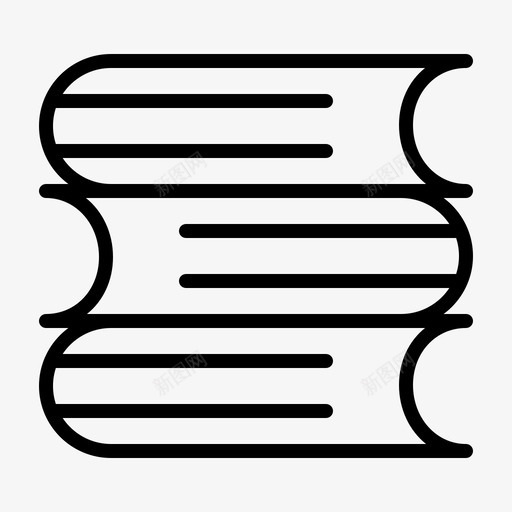 书籍教育学校和学习图标svg_新图网 https://ixintu.com 书籍 学习 学校 教育