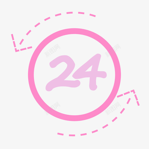 全天营业svg_新图网 https://ixintu.com 全天营业 标准大小图标-09