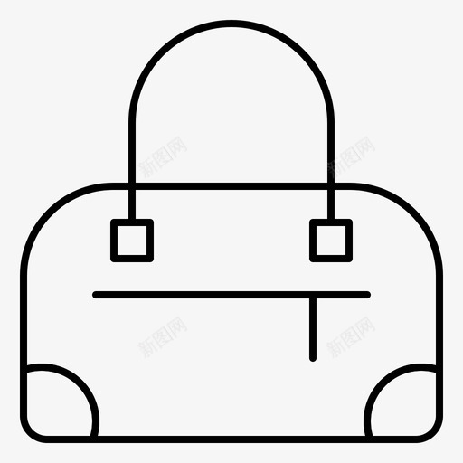 采购产品袋子行李袋时装图标svg_新图网 https://ixintu.com 产品 时装 服装 行李 袋子 配件 采购