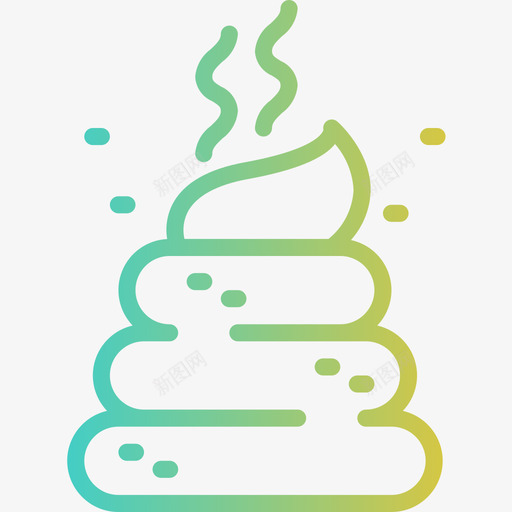 便便宠物店梯度轮廓图标svg_新图网 https://ixintu.com 便便 宠物 梯度 轮廓