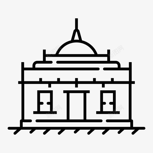 房屋建筑城市图标svg_新图网 https://ixintu.com 历史 历史城市中心 城市 城镇 建筑 房屋