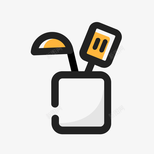 汤勺铲子svg_新图网 https://ixintu.com 汤勺铲子
