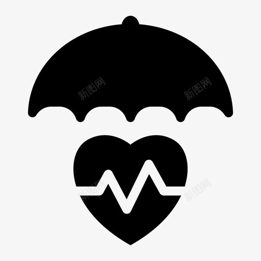 健康保险护理心脏图标svg_新图网 https://ixintu.com 健康保险 医疗 心脏 护理
