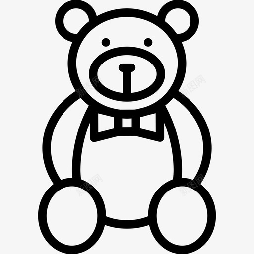 礼物17号玩具熊图标svg_新图网 https://ixintu.com 17号 玩具 礼物