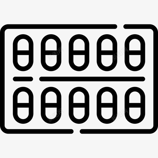 药片成瘾4线性图标svg_新图网 https://ixintu.com 成瘾 线性 药片