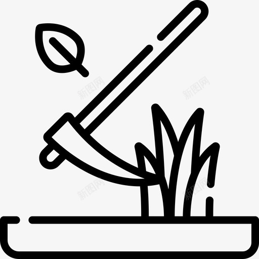 镰刀92年秋季直线型图标svg_新图网 https://ixintu.com 92年 直线 秋季 线型 镰刀