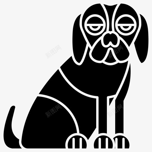狗枪狗猎人图标svg_新图网 https://ixintu.com 2字形 伯伦 卡特尔 土耳其语 指针 枪狗 猎人 繁殖