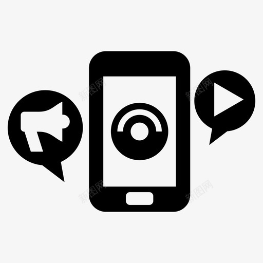 广告商业活动图标svg_新图网 https://ixintu.com 商业 市场 广告 战略 活动 营销