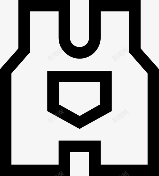 防弹防弹背心图标svg_新图网 https://ixintu.com 背心 防弹