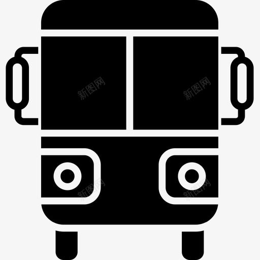 校车教育198字形图标svg_新图网 https://ixintu.com 字形 教育 校车