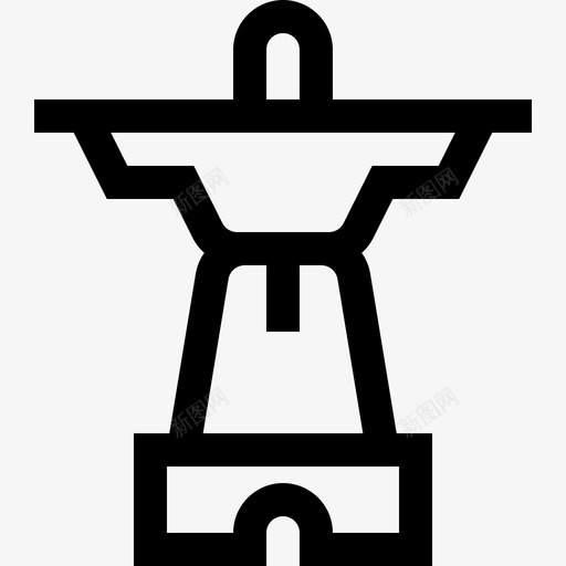 耶稣雕像葡萄牙直纹图标svg_新图网 https://ixintu.com 直纹 耶稣 葡萄牙 雕像