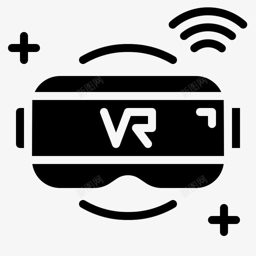 Vr智能技术12填充图标svg_新图网 https://ixintu.com Vr 填充 智能技术12