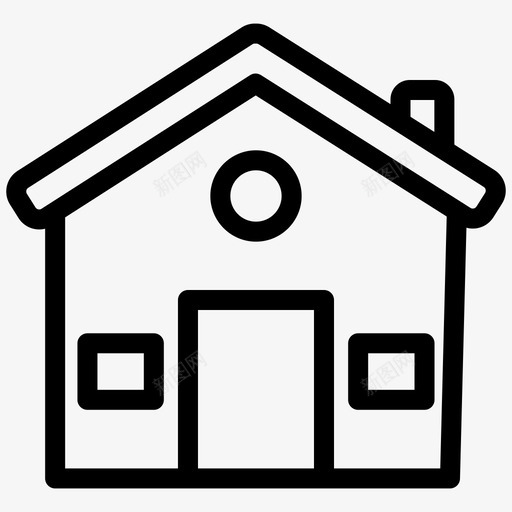 住宅建筑家居用品加粗线条集167图标svg_新图网 https://ixintu.com 住宅 加粗 家居用品 建筑 粗线条