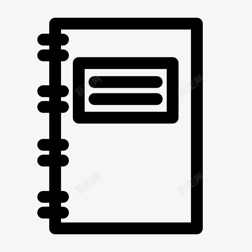 笔记本商务文档图标svg_新图网 https://ixintu.com 办公室 商务 图标 手机 文档 笔记本