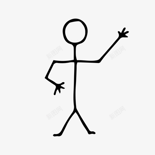 人物素描图标svg_新图网 https://ixintu.com 人物 素描