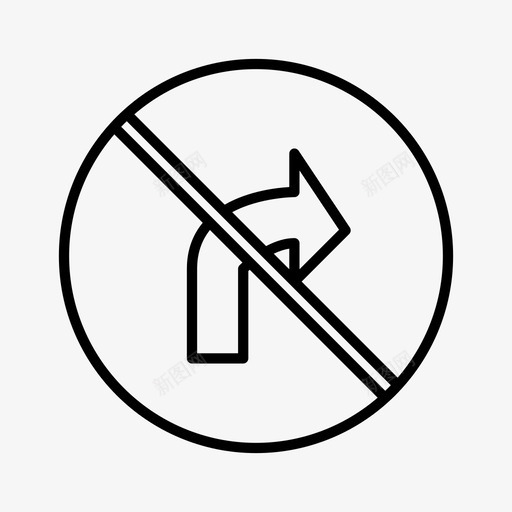 注意不对图标svg_新图网 https://ixintu.com 交通 注意 路标 道路